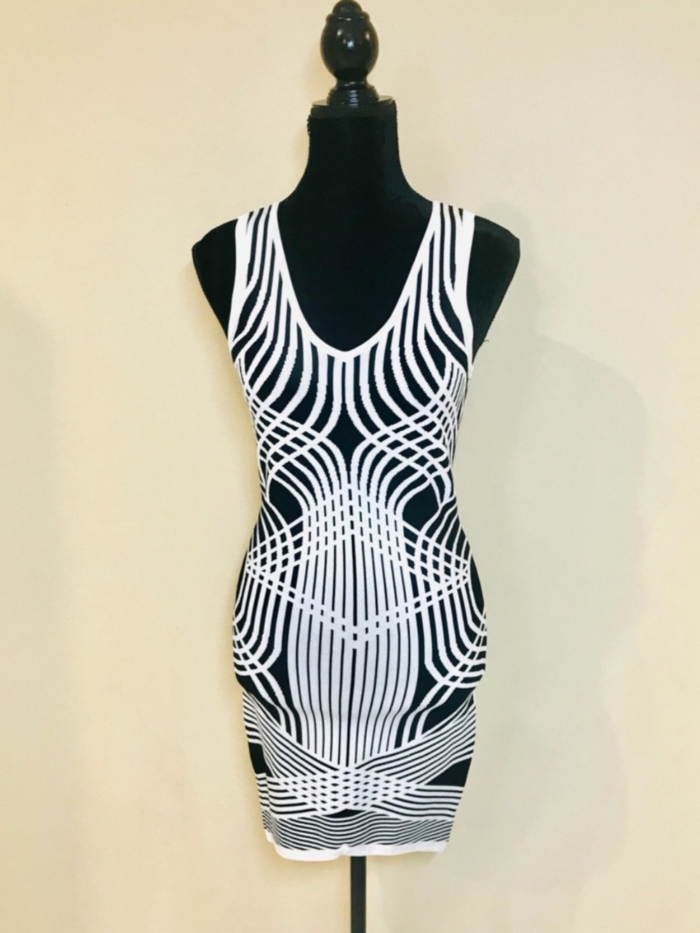 BEBE MOD BANDAGE DRESS